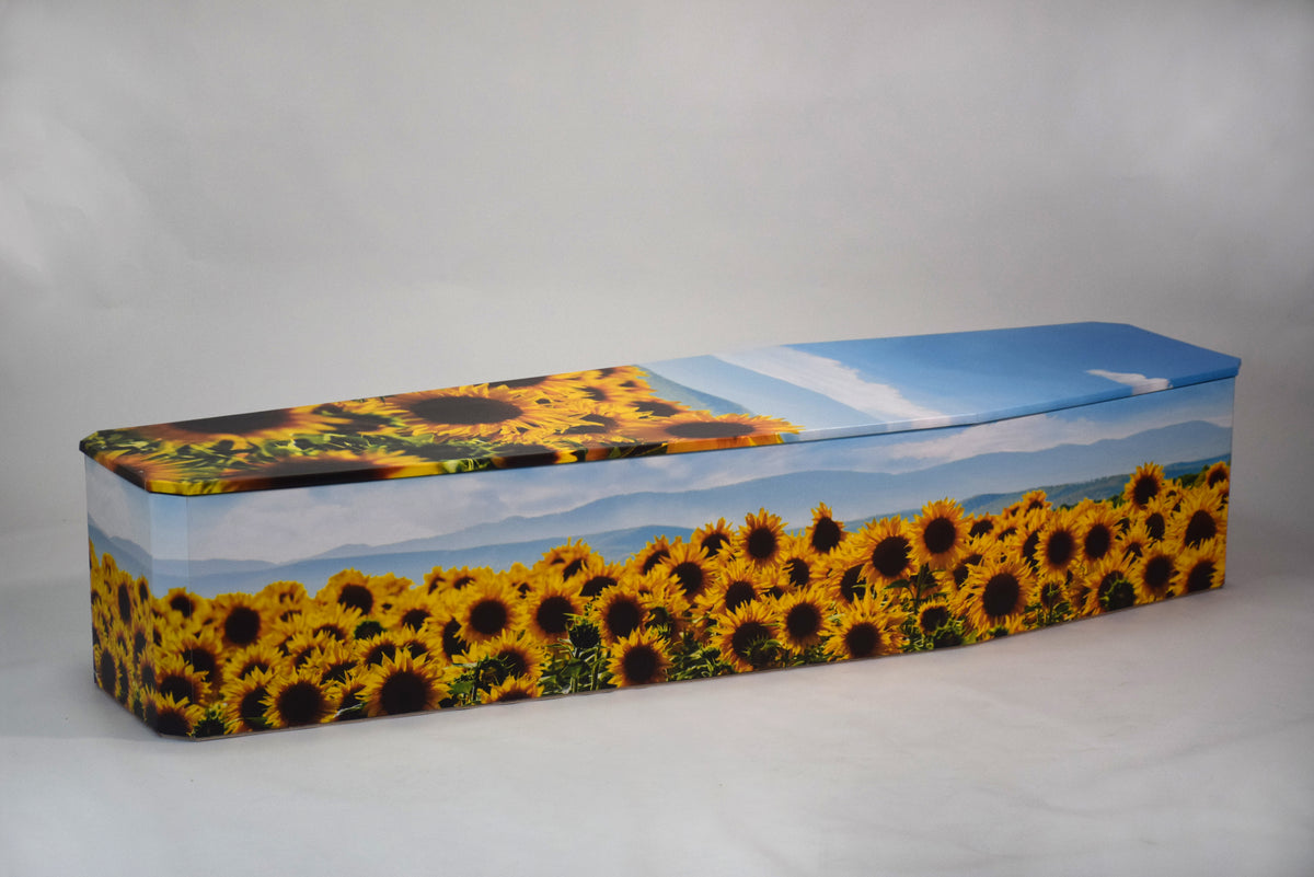 Sunflower Premium Coffin