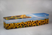 Sunflower Premium Coffin